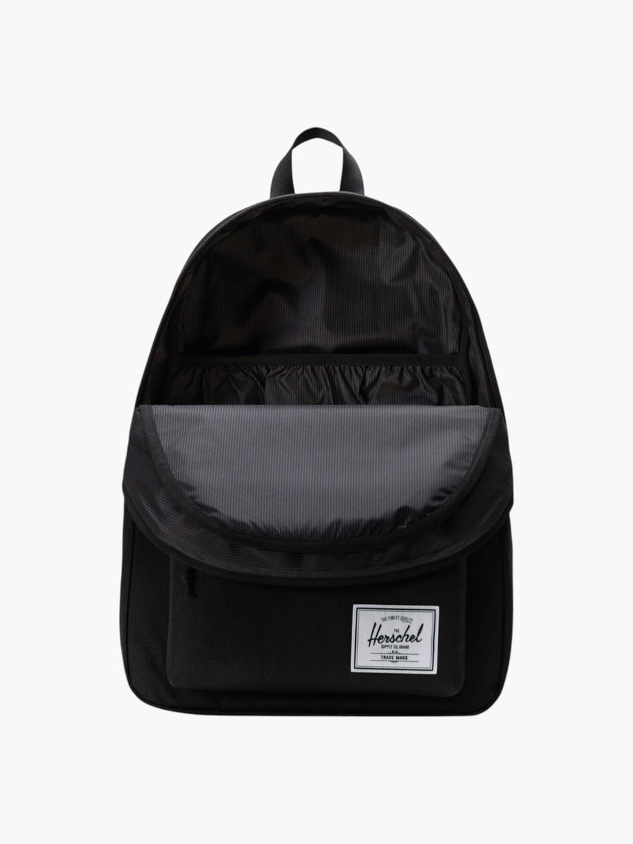 Solid Backpack with Adjustable Shoulder Straps - 46x33 cm