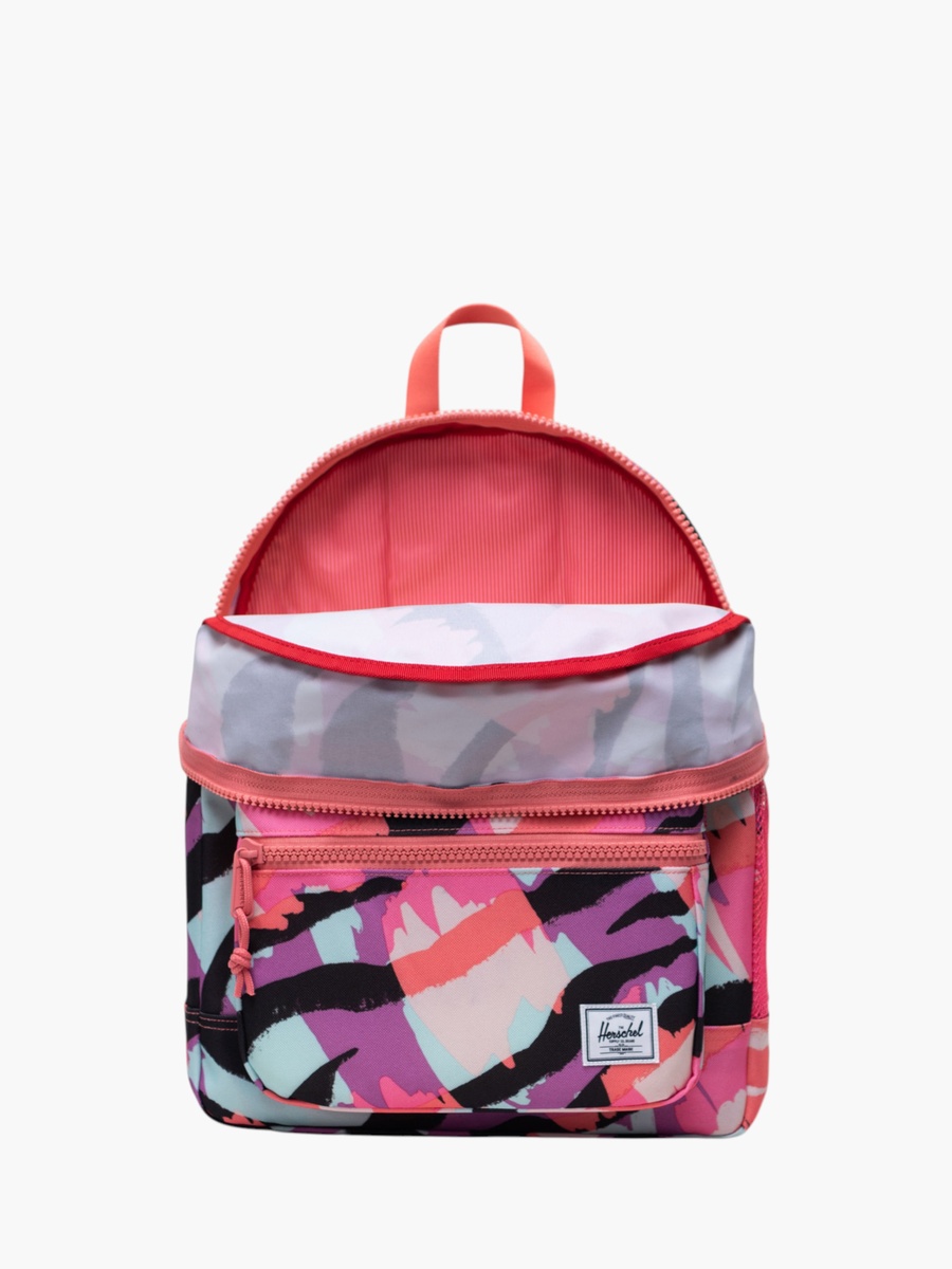 Abstract Print Backpack with Adjustable Shoulder Straps - 38x30x15 cm