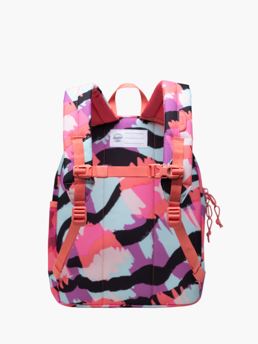 Abstract Print Backpack with Adjustable Shoulder Straps - 38x30x15 cm