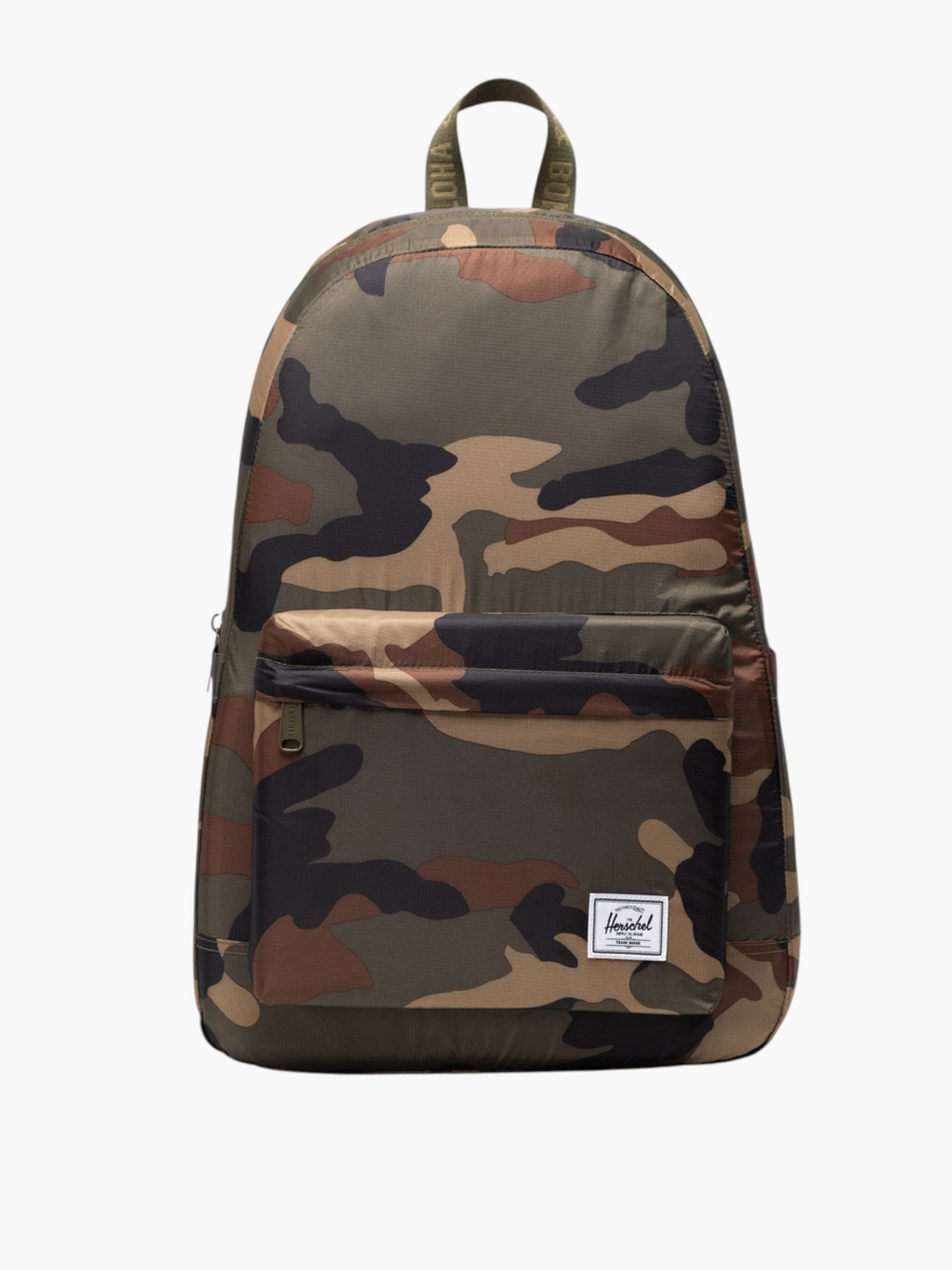Camouflage Print Backpack with Adjustable Shoulder Straps - 46x31x17 cm