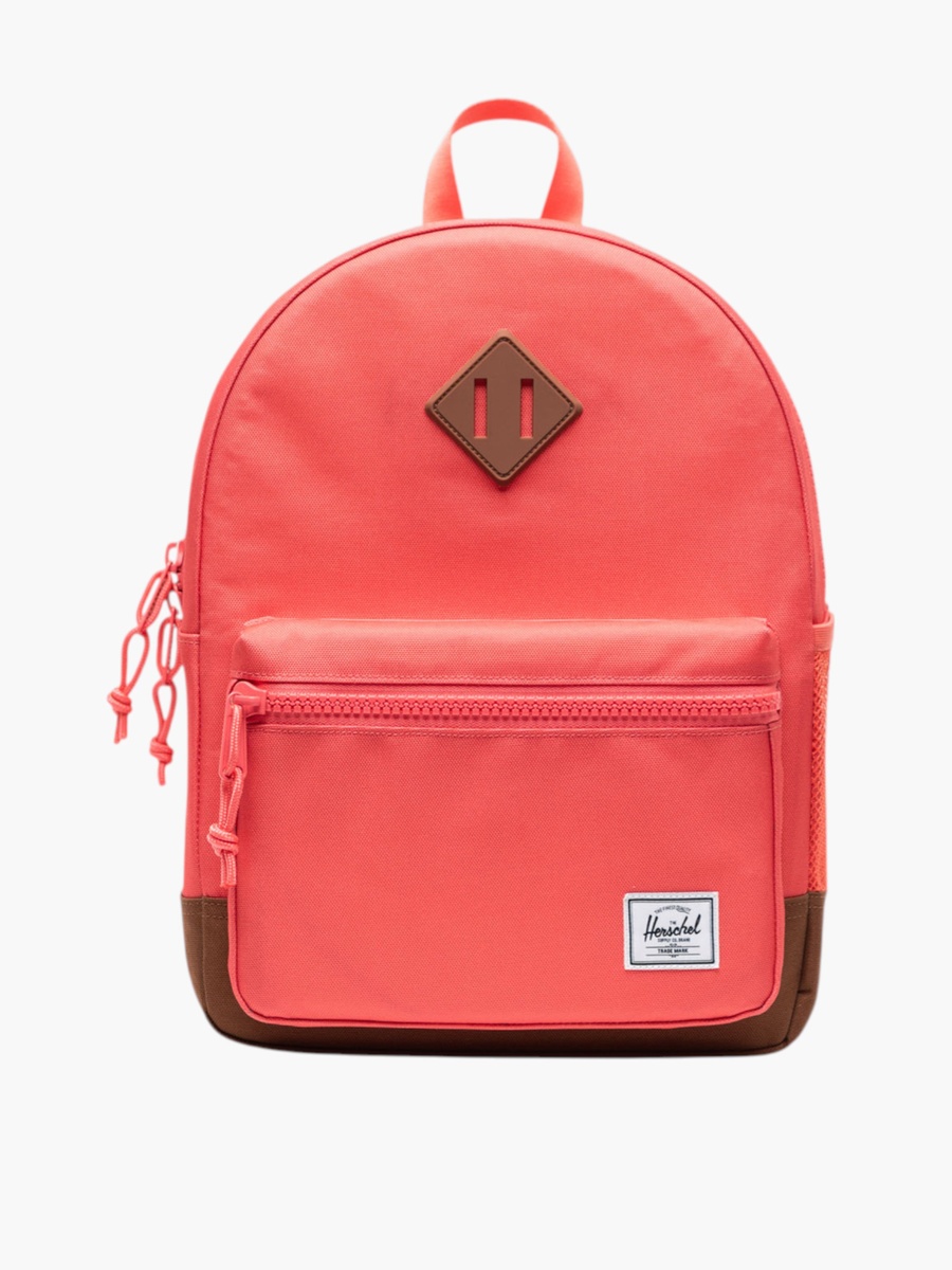 Solid Backpack with Adjustable Straps and Zip Closure - 36x27x13 cm