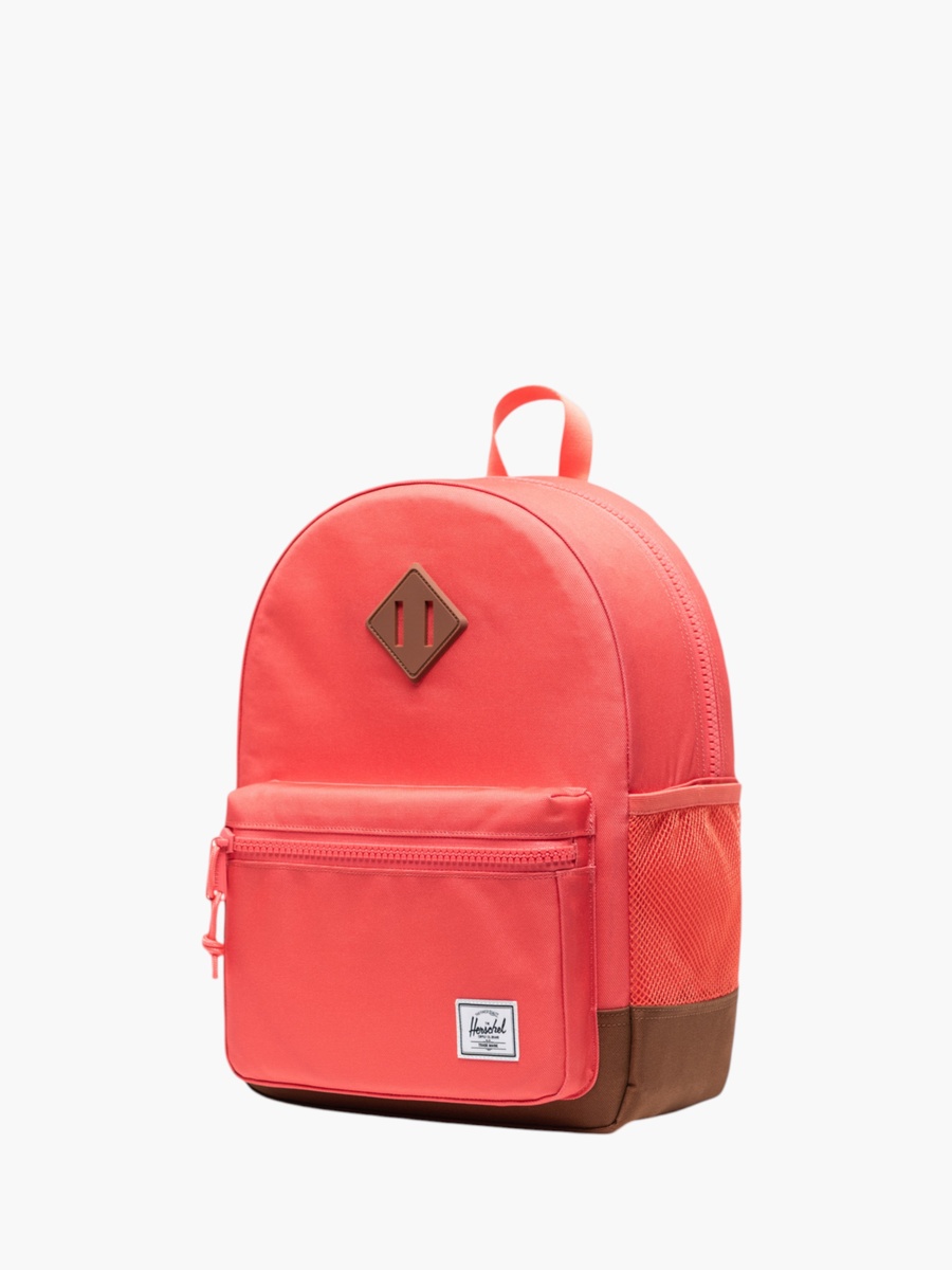Solid Backpack with Adjustable Straps and Zip Closure - 36x27x13 cm