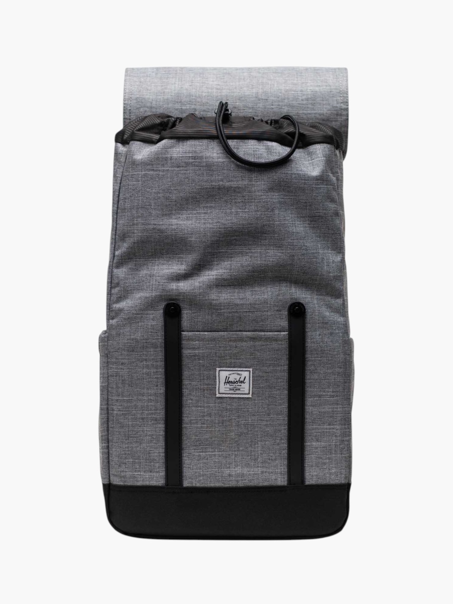 Solid Backpack with Adjustable Straps - 46x28x15 cm