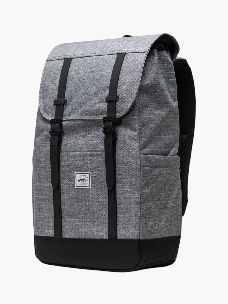 Solid Backpack with Adjustable Straps - 46x28x15 cm