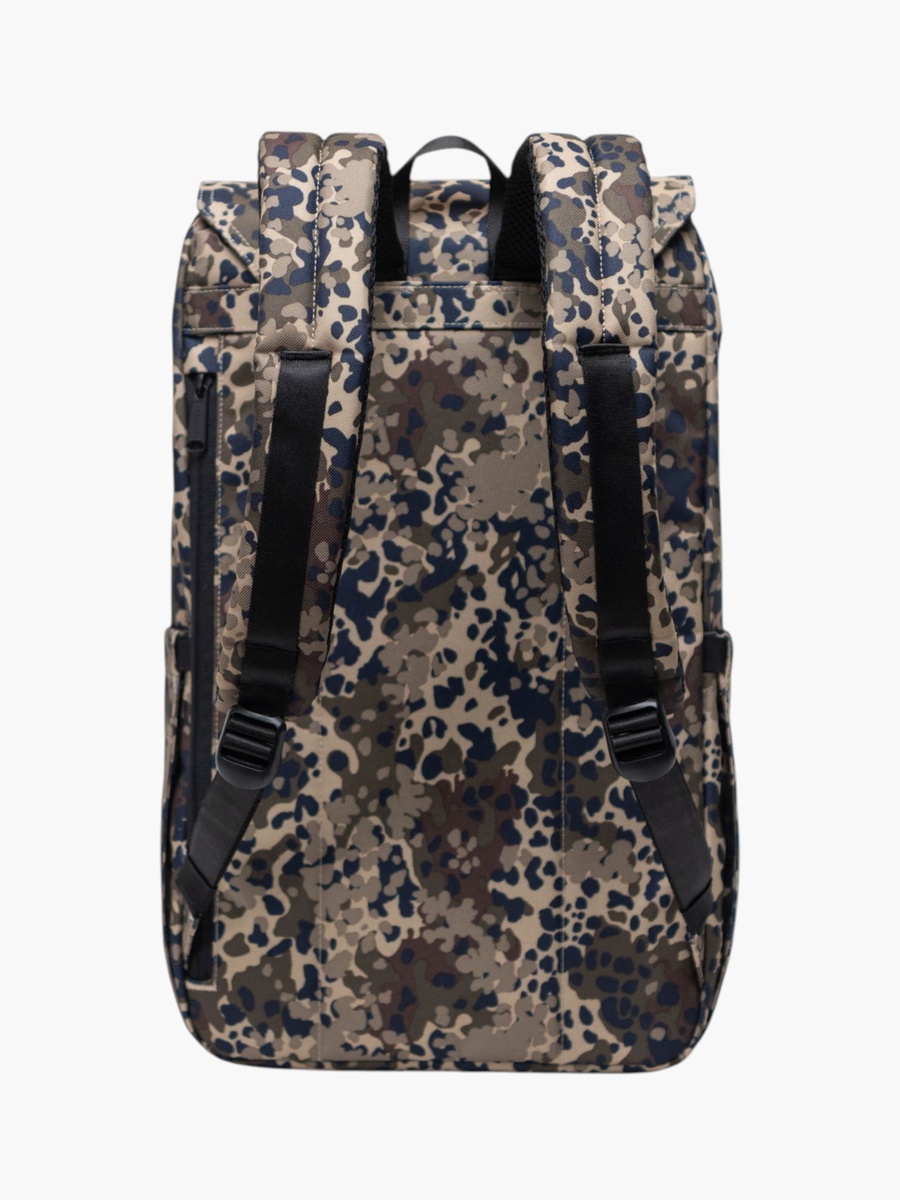 Camouflage Print Backpack with Adjustable Straps - 46x28x15 cm