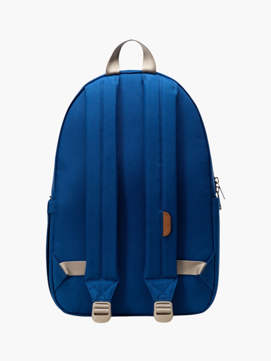 Solid Backpack with Adjustable Straps and Zip Closure - 44x29x15 cm