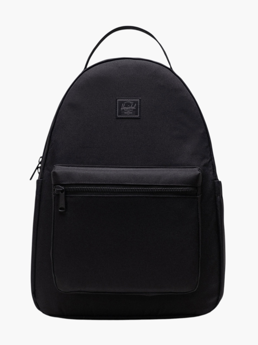 Solid Backpack with Adjustable Shoulder Straps - 42x30 cm