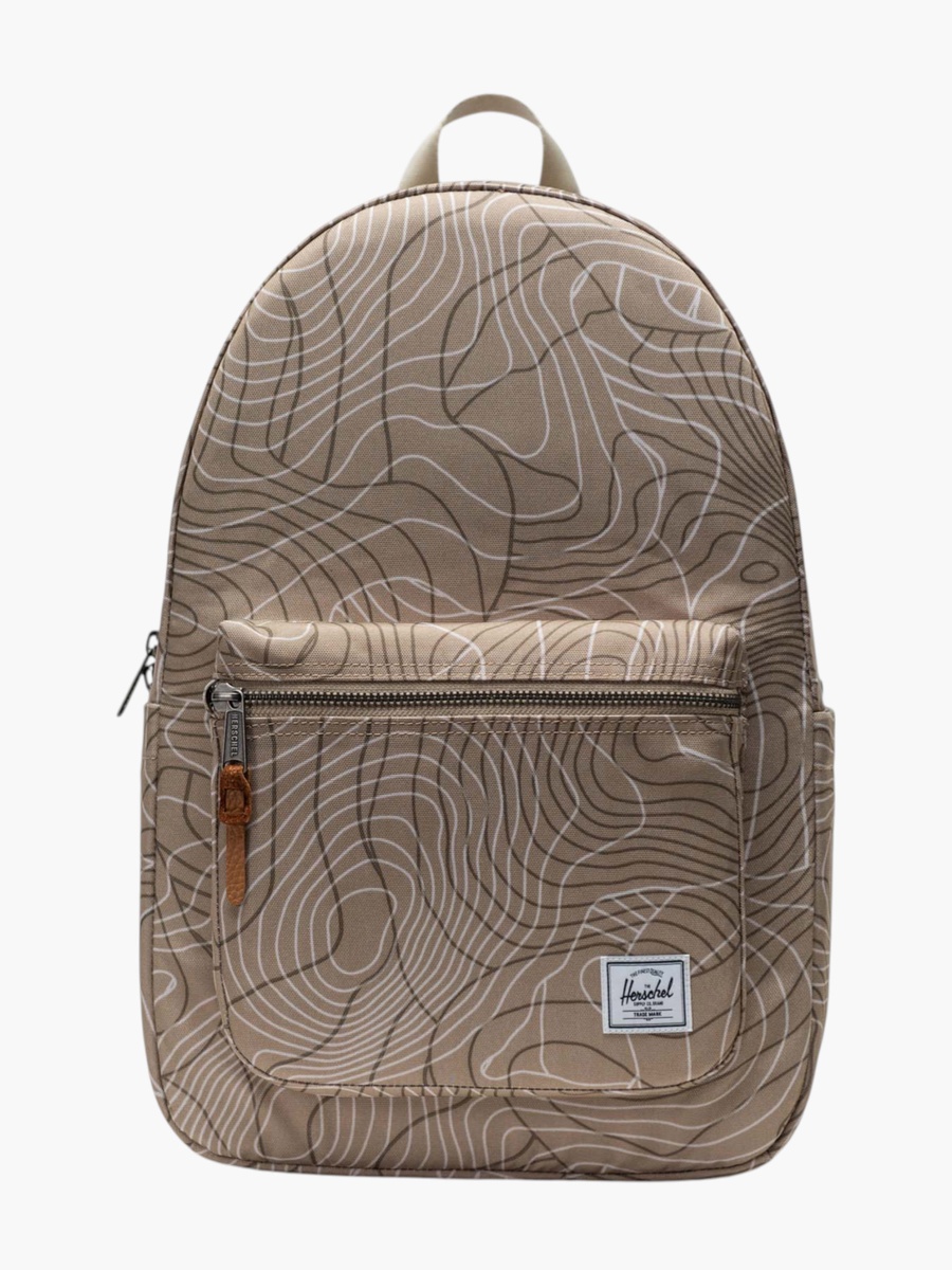 Printed Backpack with Adjustable Shoulder Straps - 44x29x15 cm