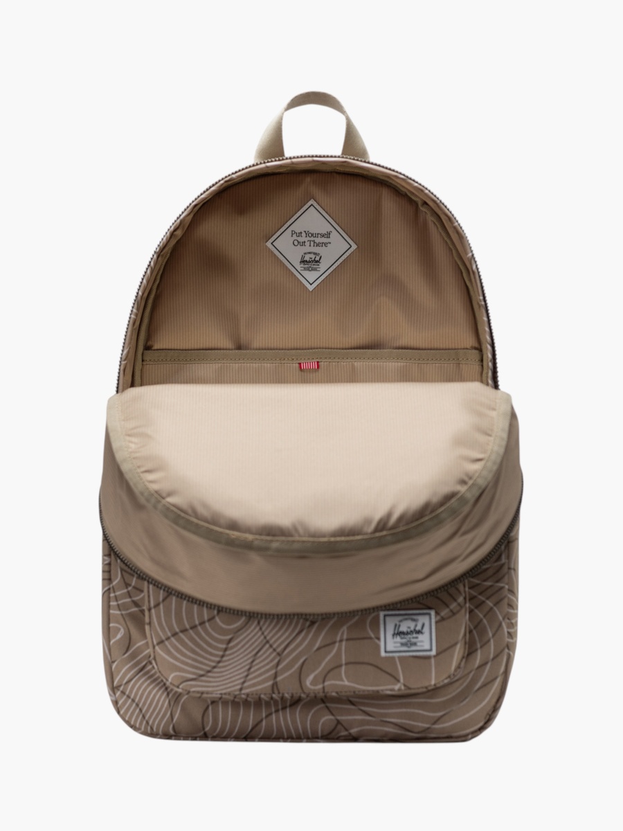 Printed Backpack with Adjustable Shoulder Straps - 44x29x15 cm