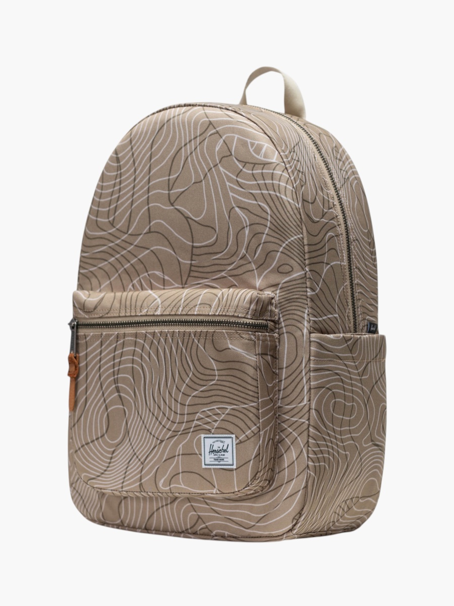 Printed Backpack with Adjustable Shoulder Straps - 44x29x15 cm