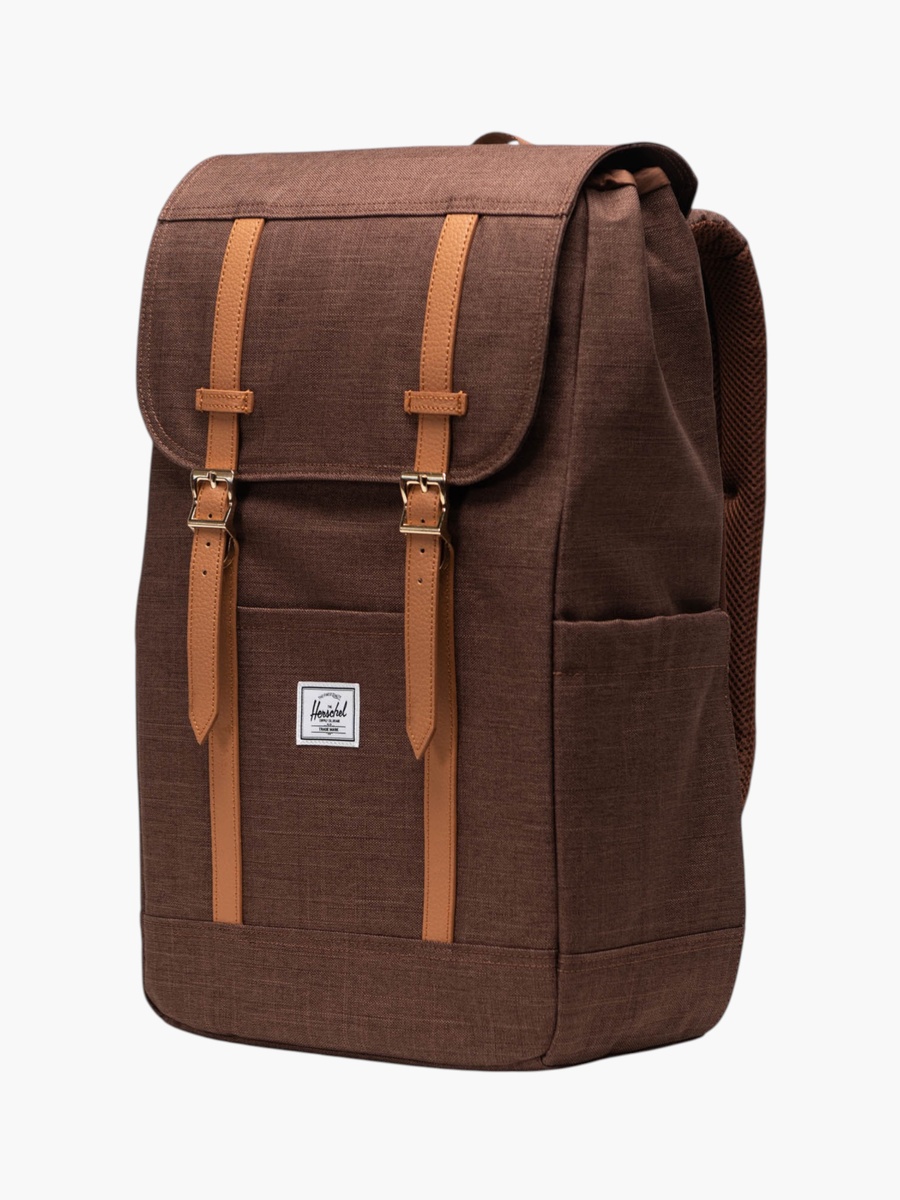 Solid Backpack with Adjustable Straps - 46x28x15 cm