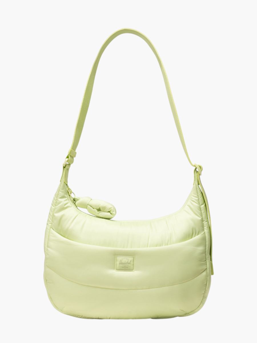 Quilted Shoulder Bag with Zip Closure