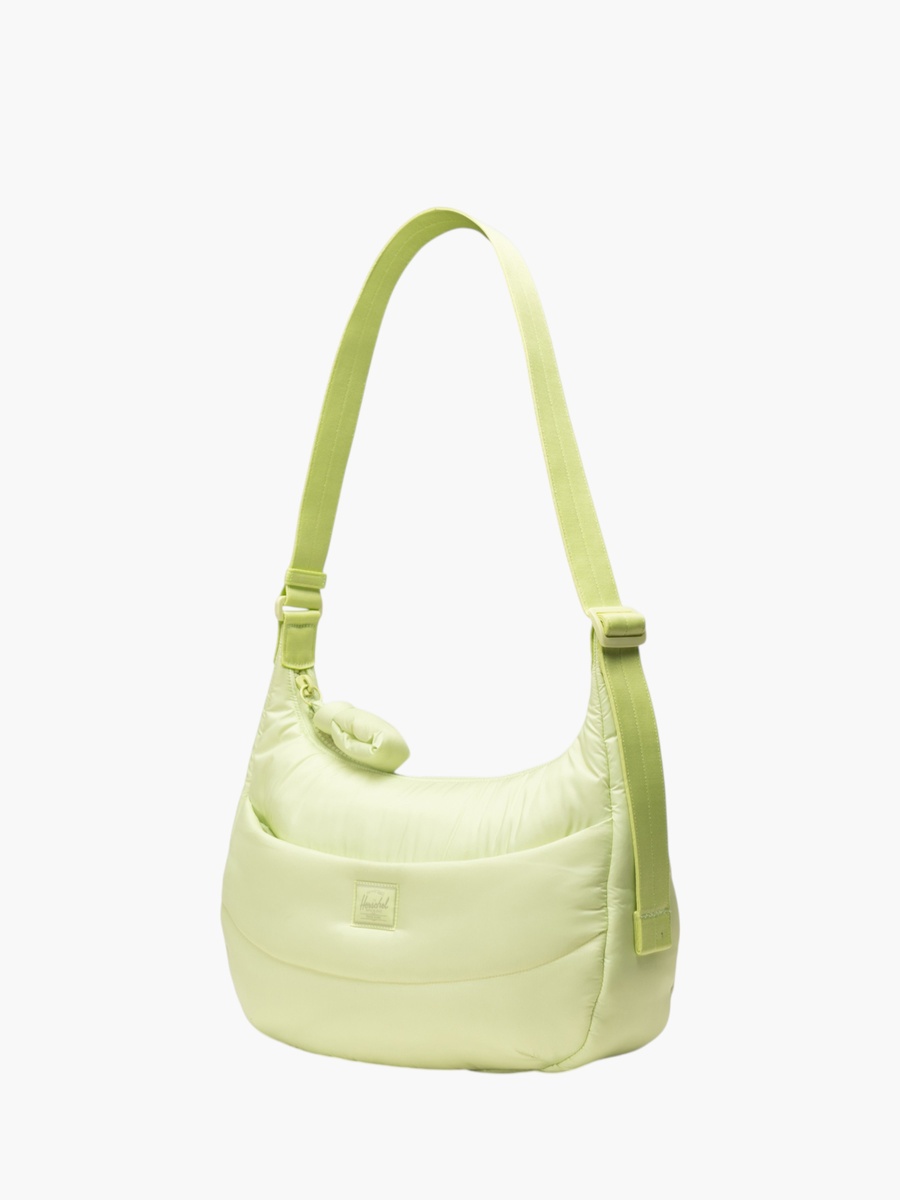 Quilted Shoulder Bag with Zip Closure