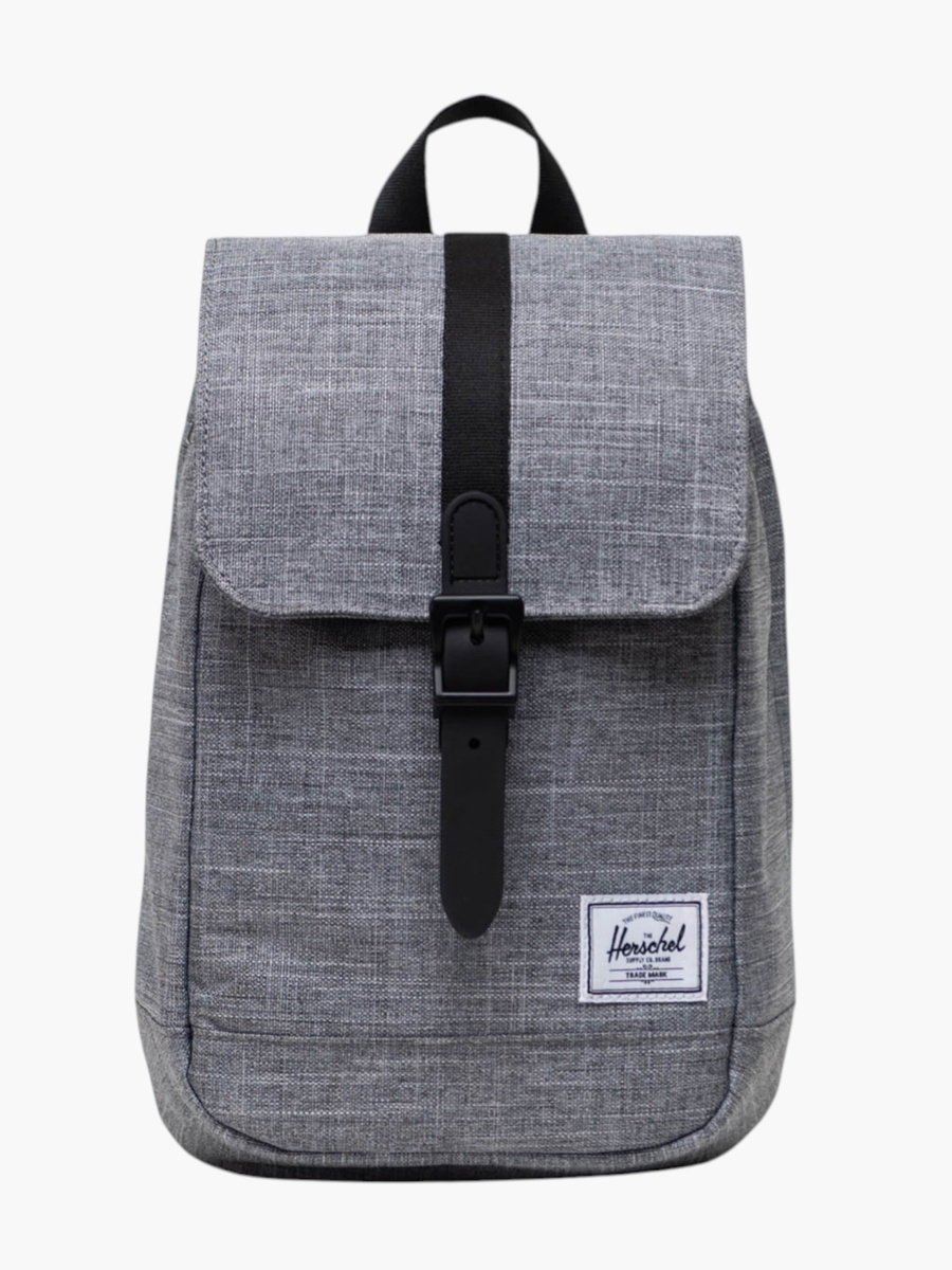 Solid Backpack with Adjustable Strap - 28x20x9 cm