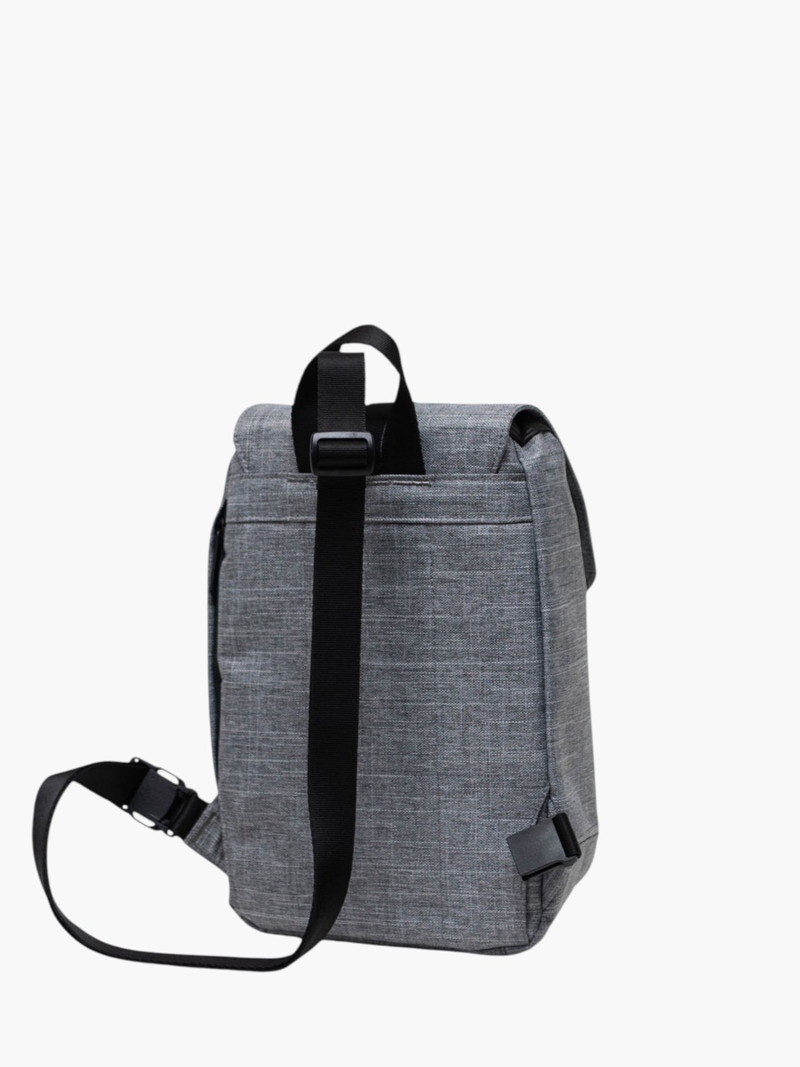 Solid Backpack with Adjustable Strap - 28x20x9 cm