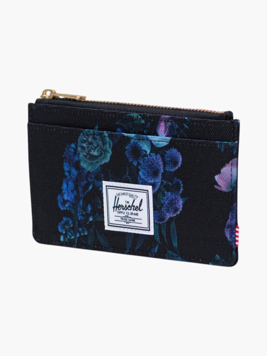 Floral Print Card Holder
