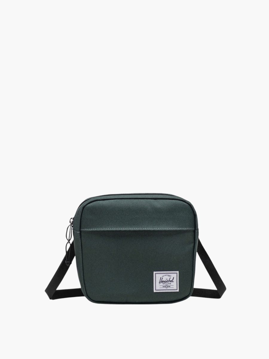 Solid Crossbody Bag with Adjustable Strap