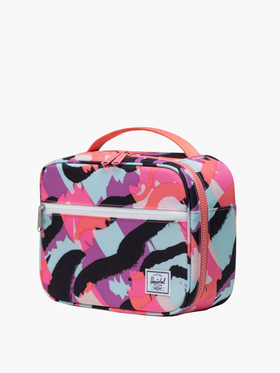 Printed Insulated Lunch Bag with Zip Closure