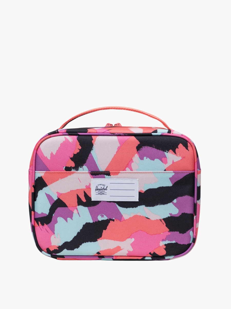 Printed Insulated Lunch Bag with Zip Closure