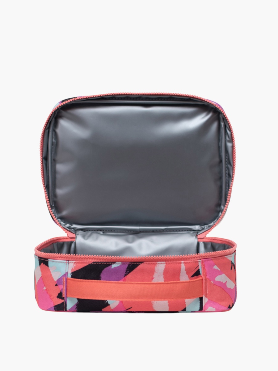 Printed Insulated Lunch Bag with Zip Closure
