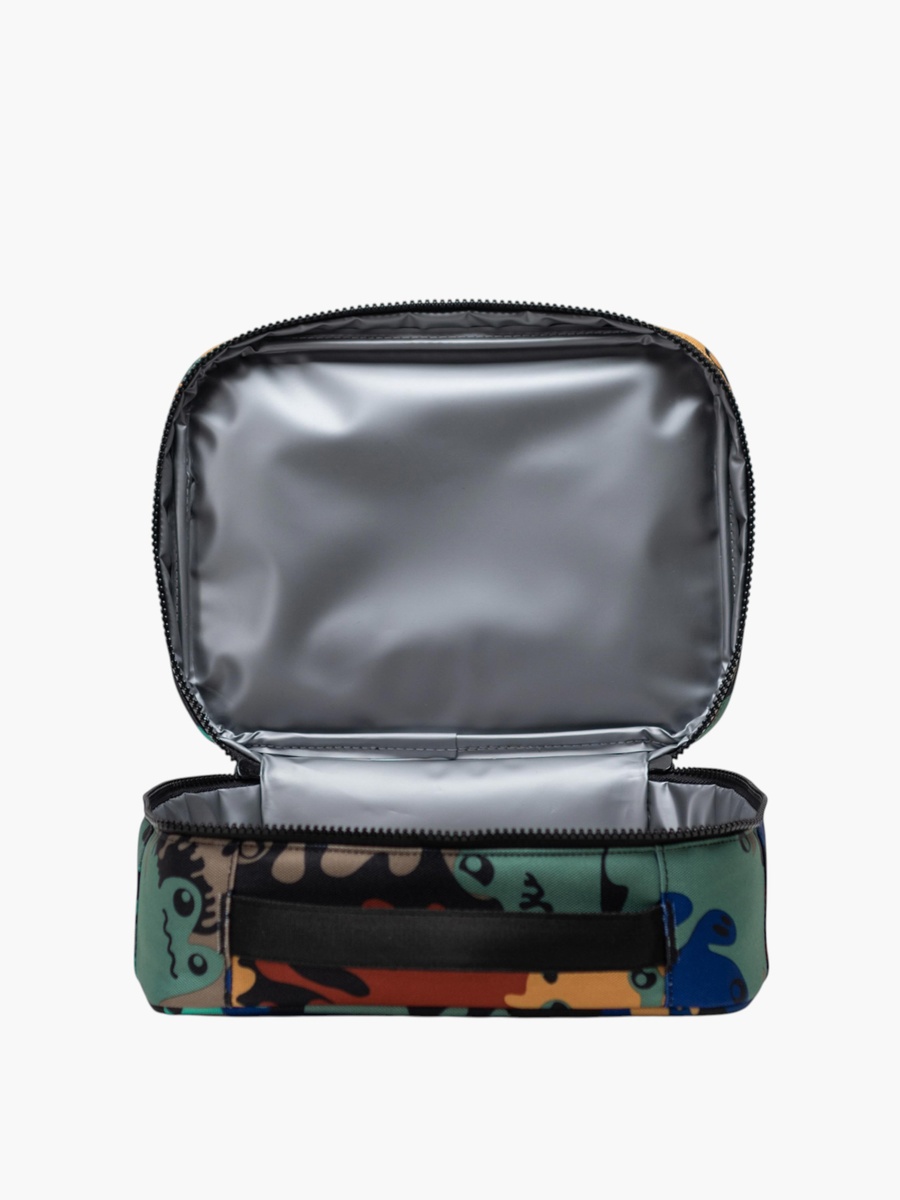 شنطة غداء معزولة بسحاب إغلاق وطبعات من هيرشل سبلاي كو
