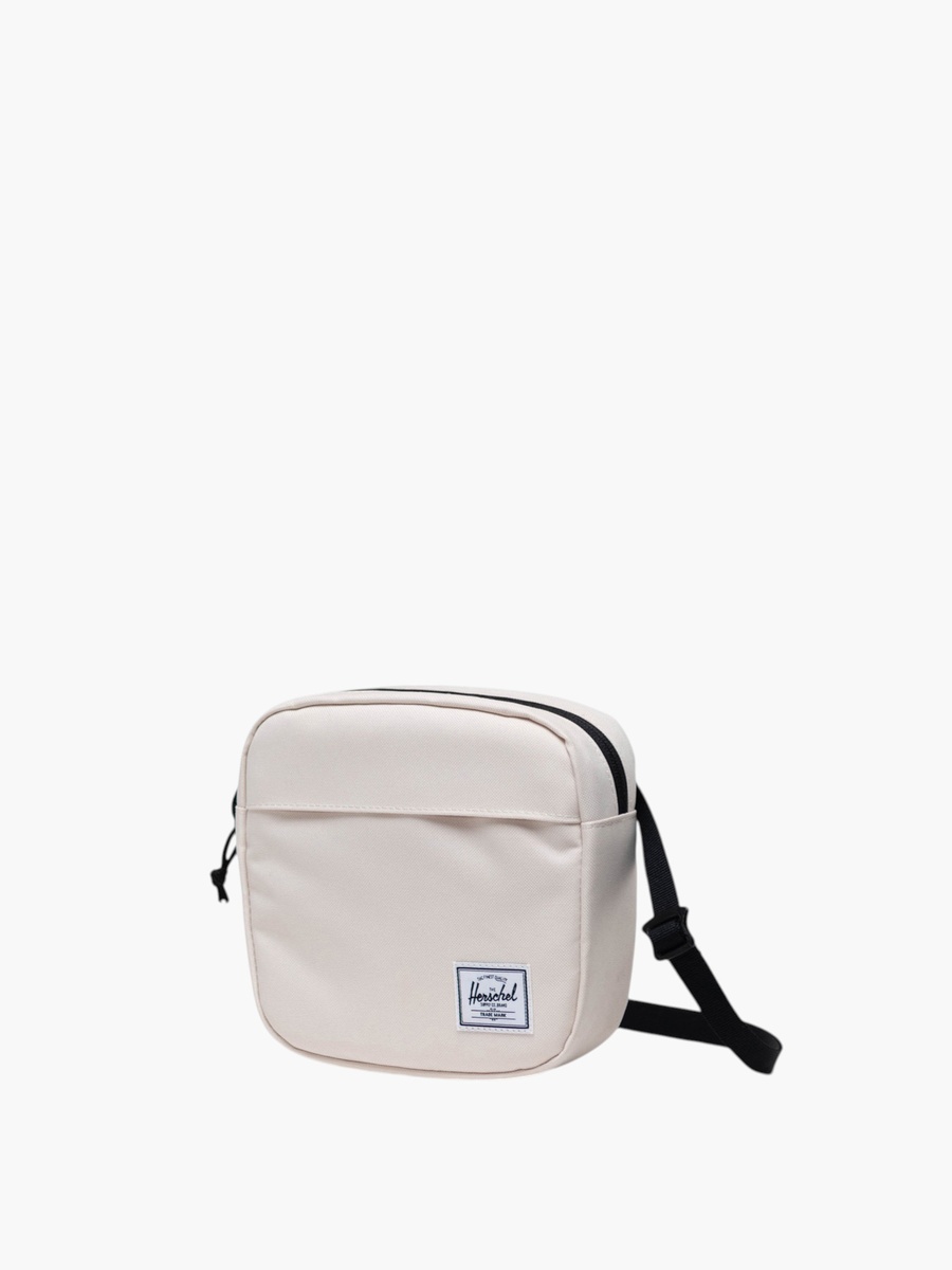 Solid Crossbody Bag with Adjustable Strap and Zip Closure