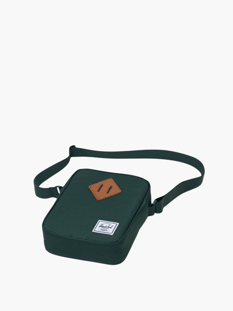Solid Crossbody Bag with Adjustable Strap