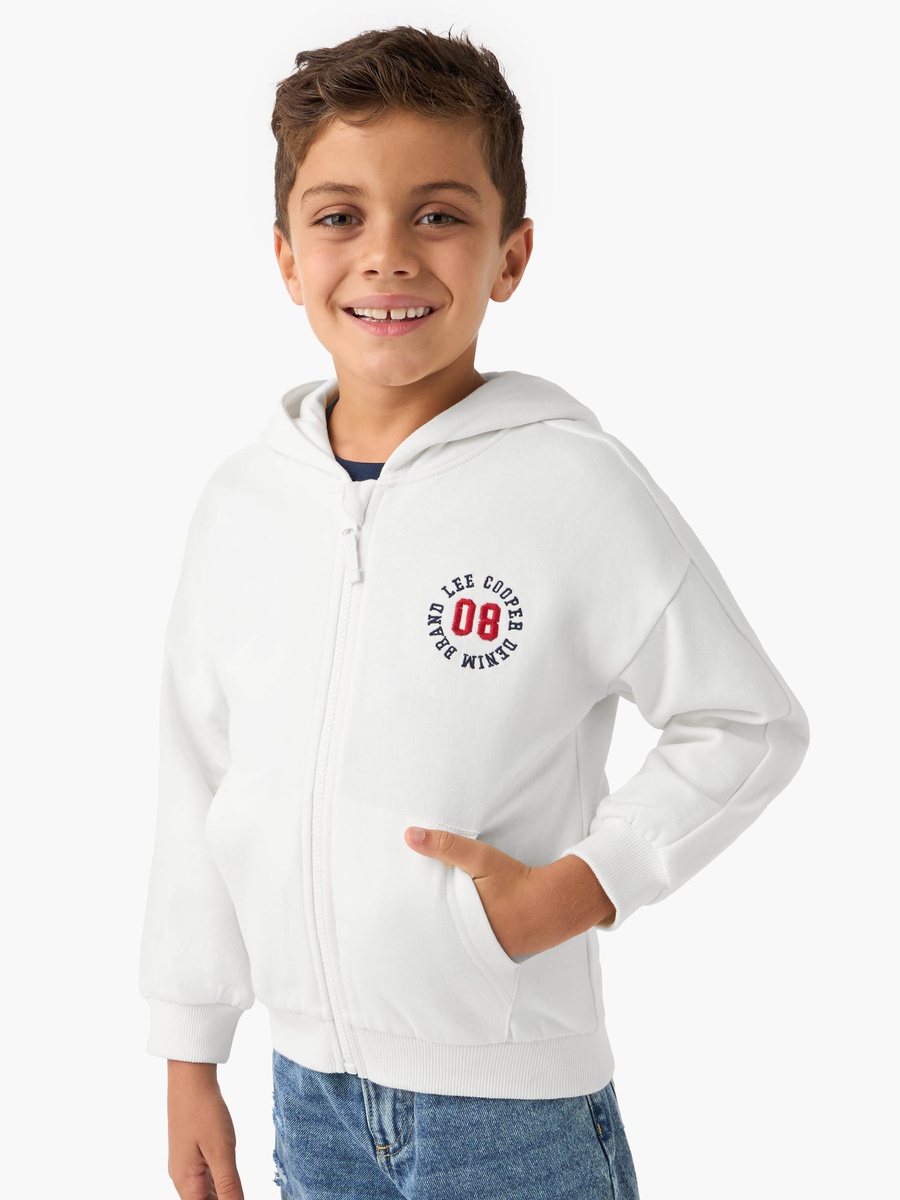 Embroidered Hooded Sweatshirt