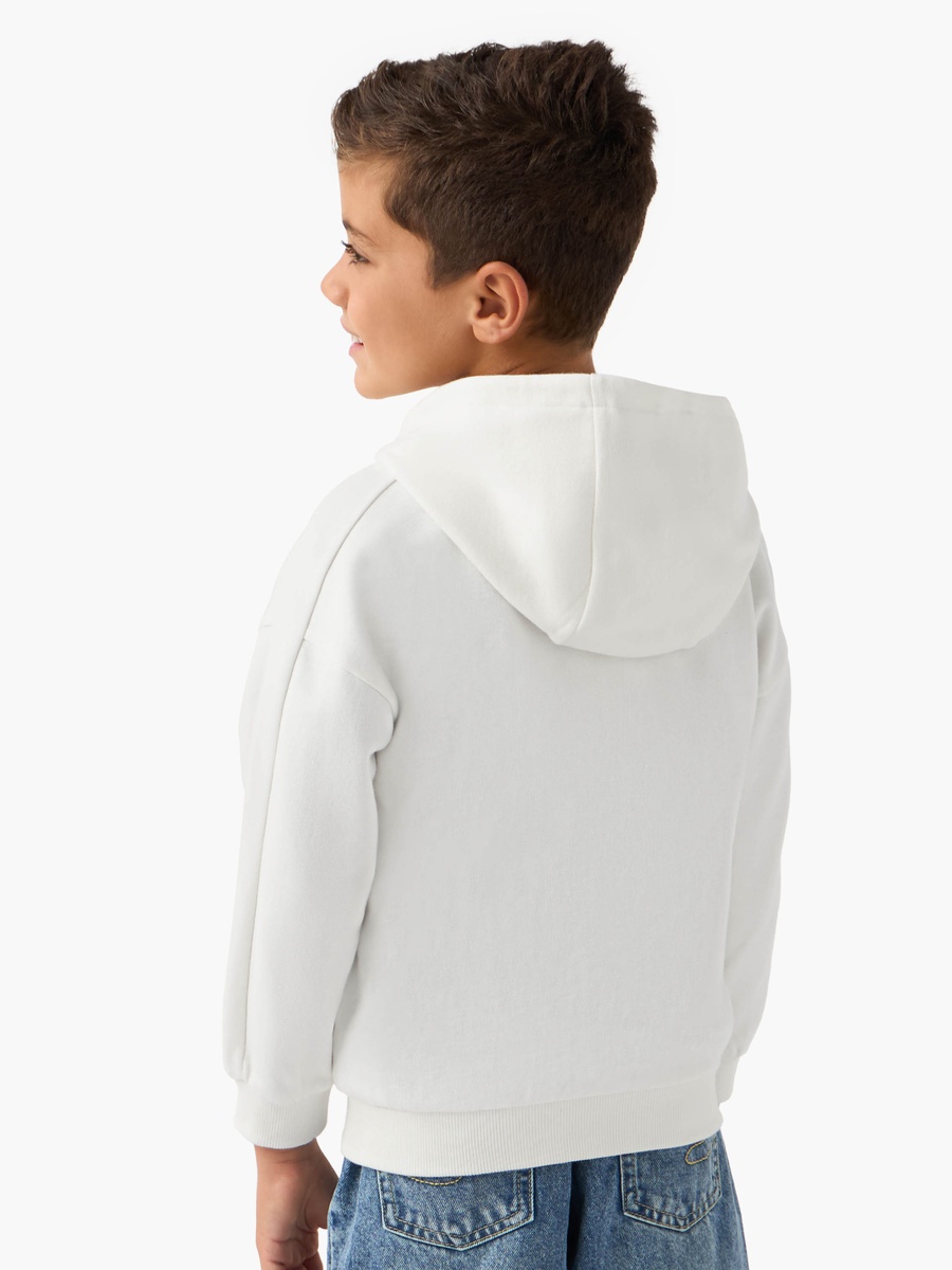 Embroidered Hooded Sweatshirt