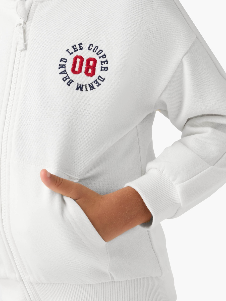 Embroidered Hooded Sweatshirt
