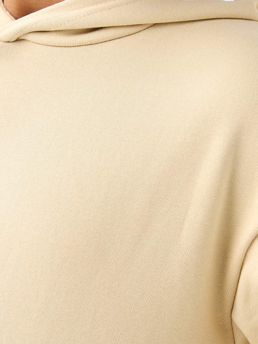 Solid Hooded Sweatshirt with Long Sleeves