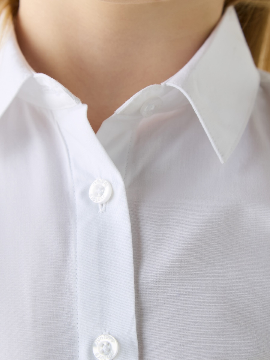 Solid Long Sleeves Shirt with Button Closure
