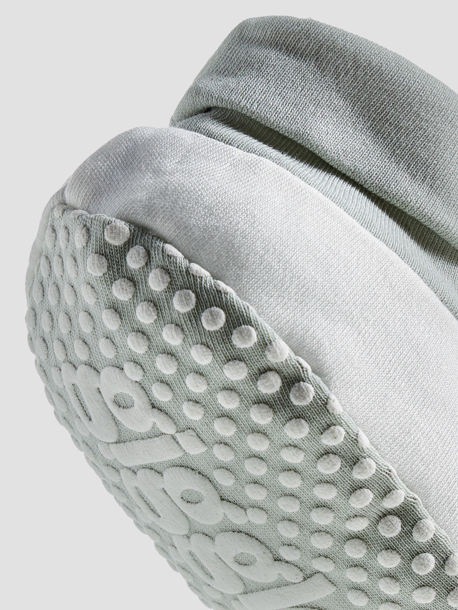Printed Booties with Button Detail