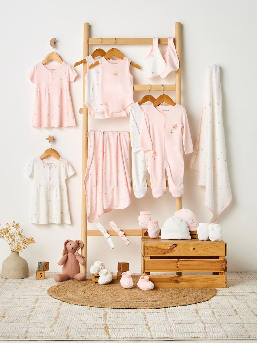 Printed Sleepsuit with Long Sleeves - Set of 2