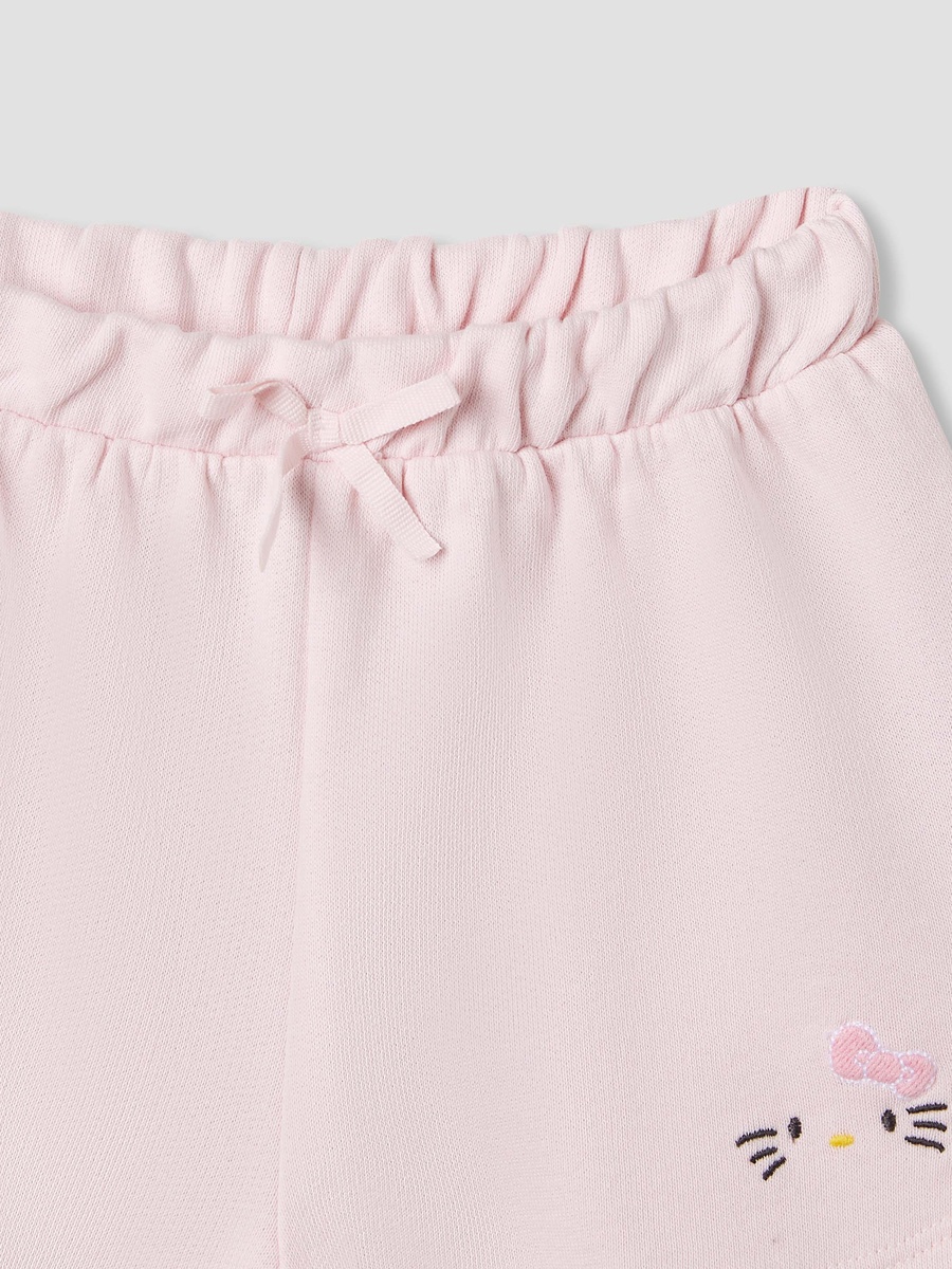 Hello Kitty Print Shorts with Elasticated Waist - Set of 2