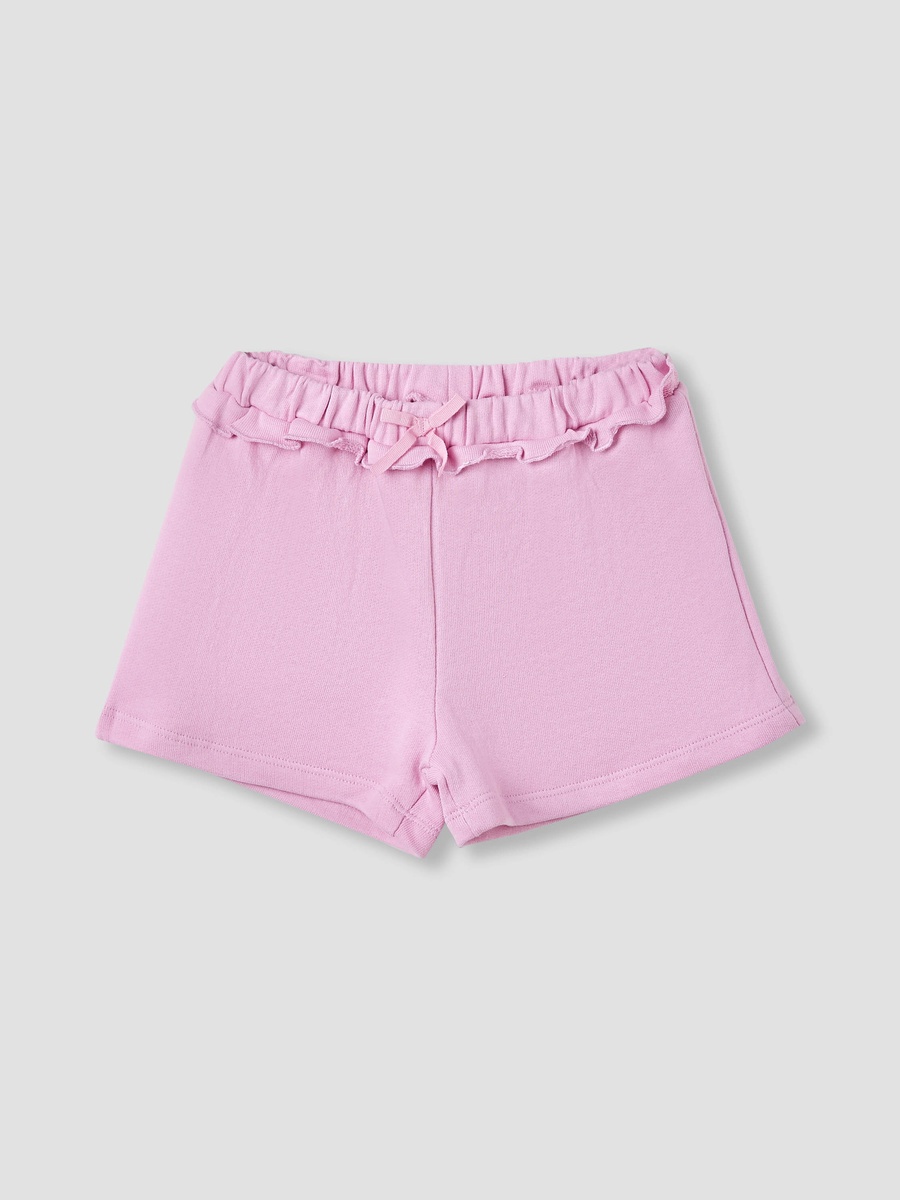 Ruffle Detail Shorts with Elasticated Waistband - Set of 2