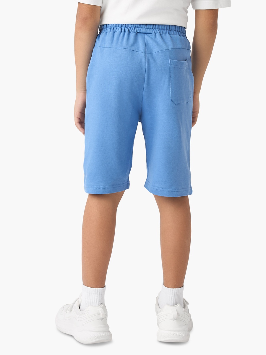 Solid Shorts with Drawstring Closure and Pockets