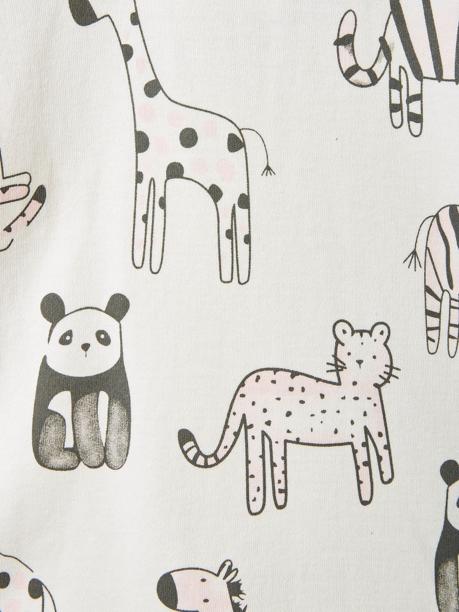 Printed T-Shirt and Pyjamas - Set of 4
