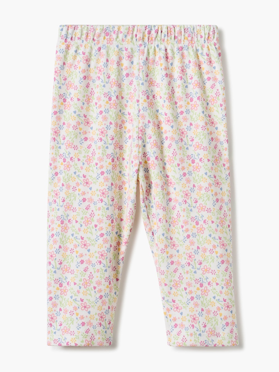 Floral Print Long Sleeve T-Shirt and Pyjamas - Set of 4