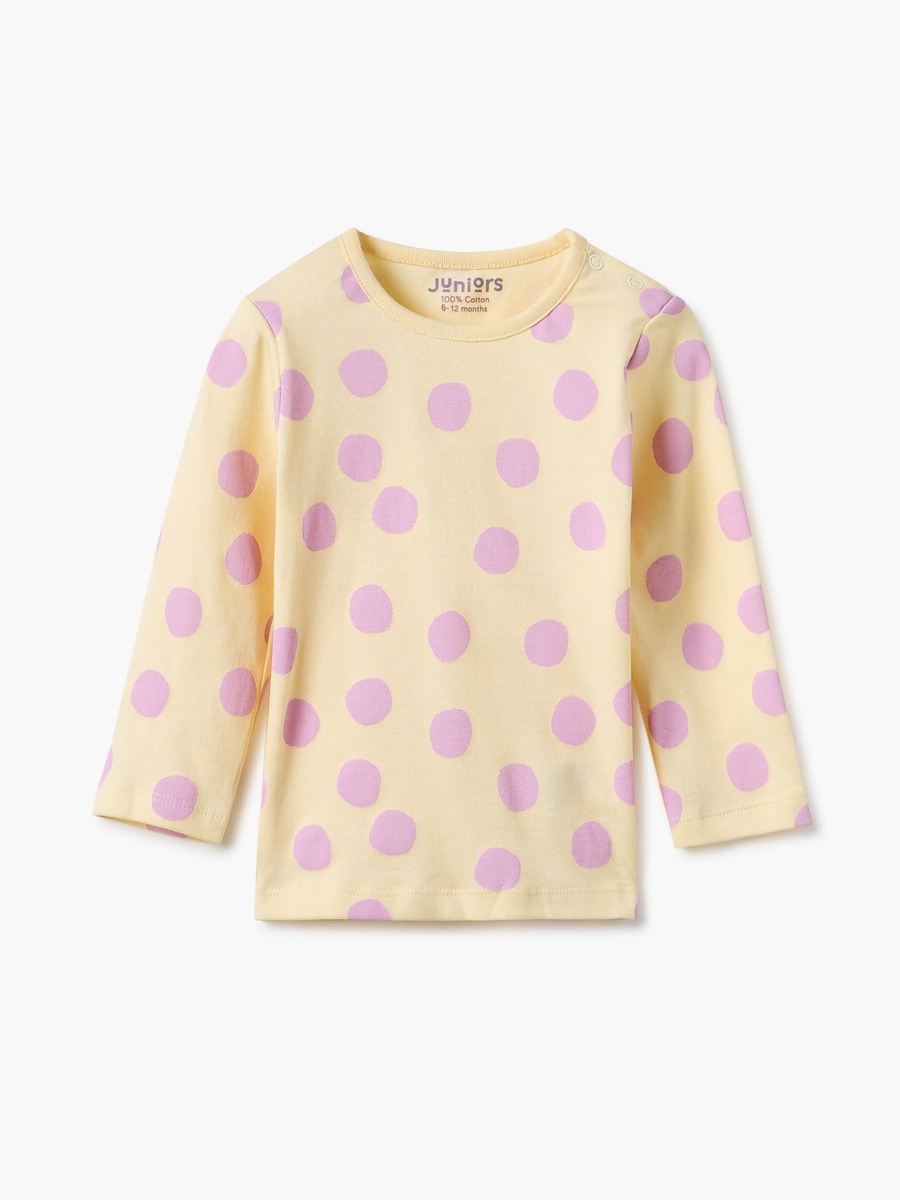 Floral Print Long Sleeve T-Shirt and Pyjamas - Set of 4