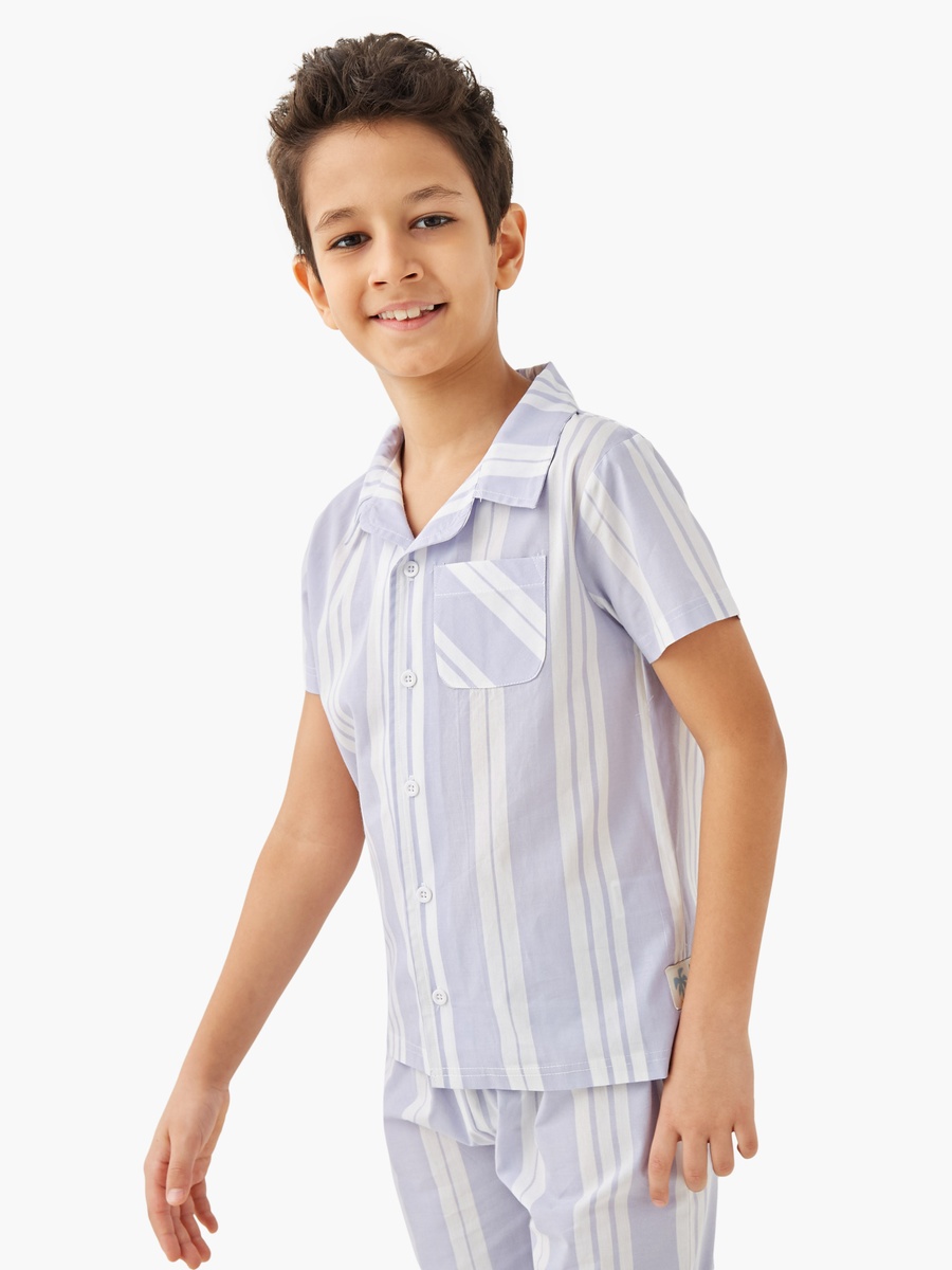 Striped T-Shirt and Shorts Set