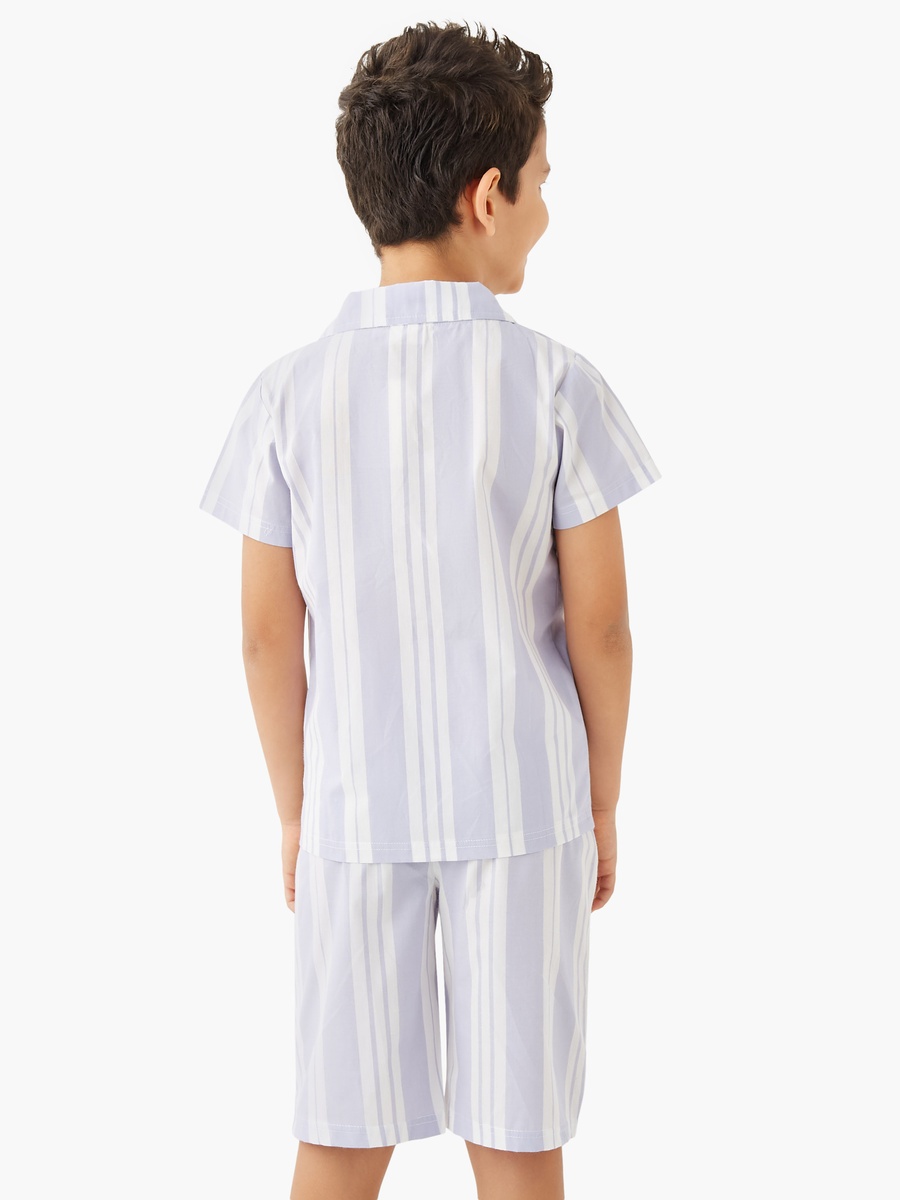 Striped T-Shirt and Shorts Set
