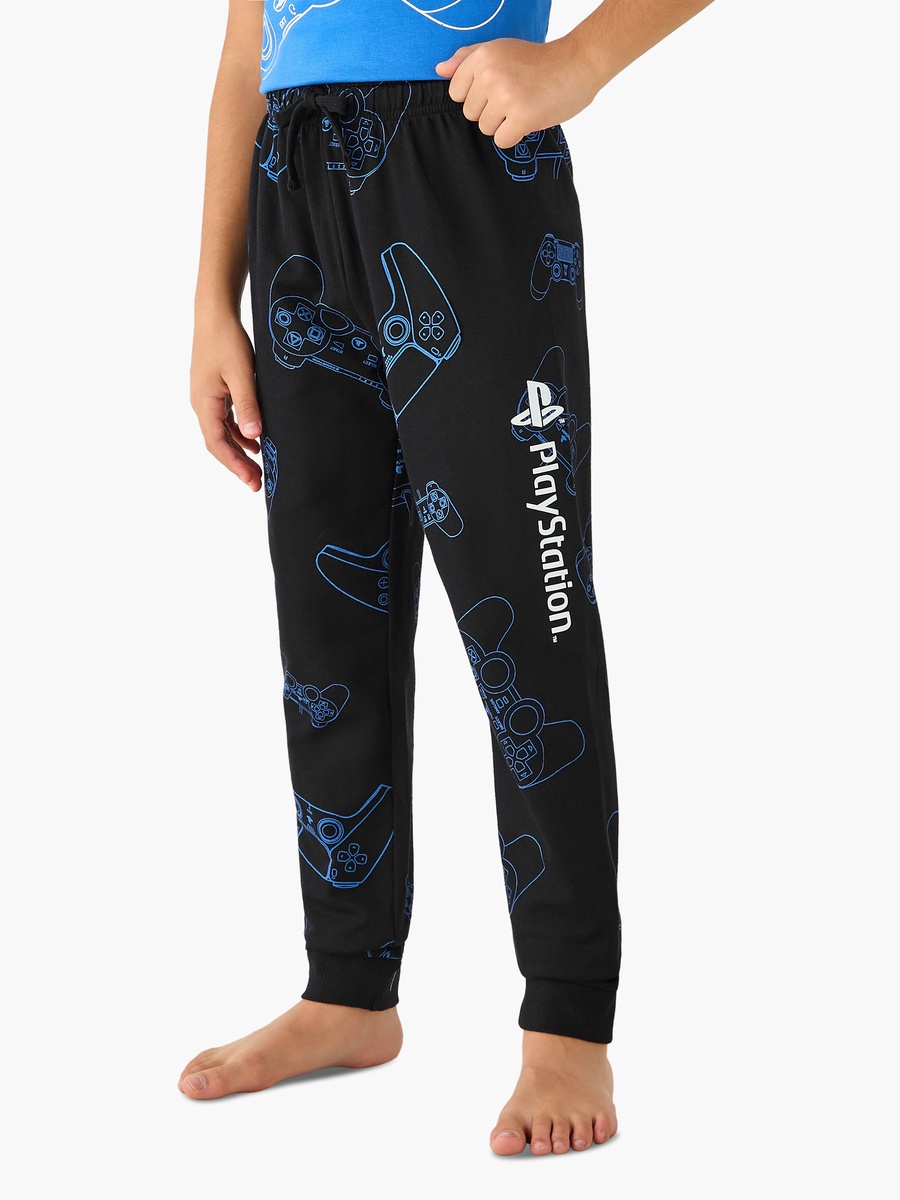 Printed Short Sleeves T-Shirt and Pyjama Set
