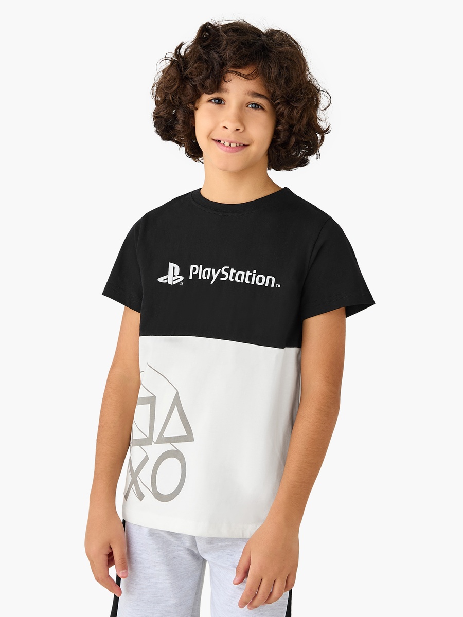 Printed Short Sleeves T-Shirt and Shorts Set