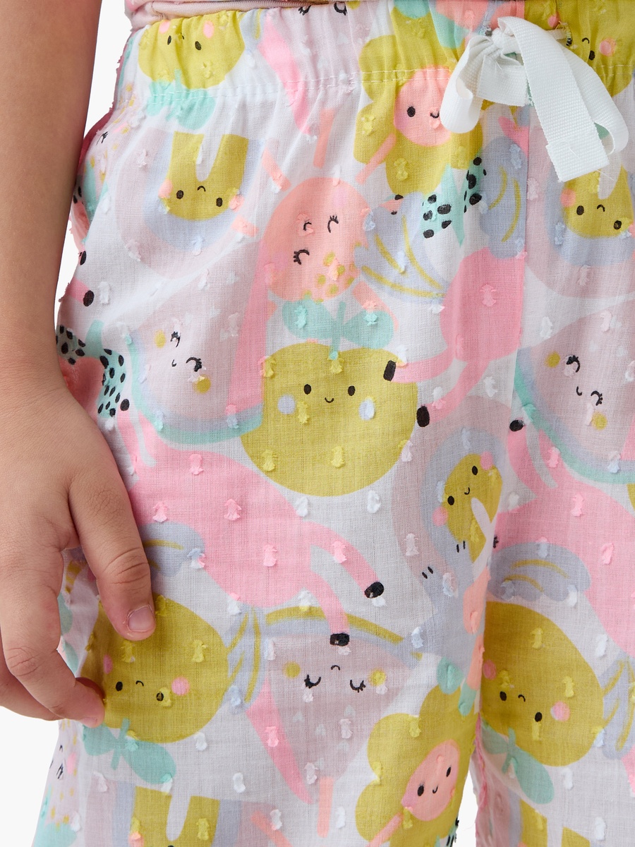 Printed Shirt and Pyjama Set