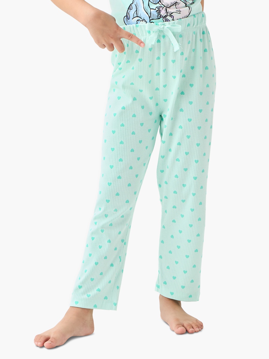 Stitch and Angel Print T-Shirt and Pyjama Set