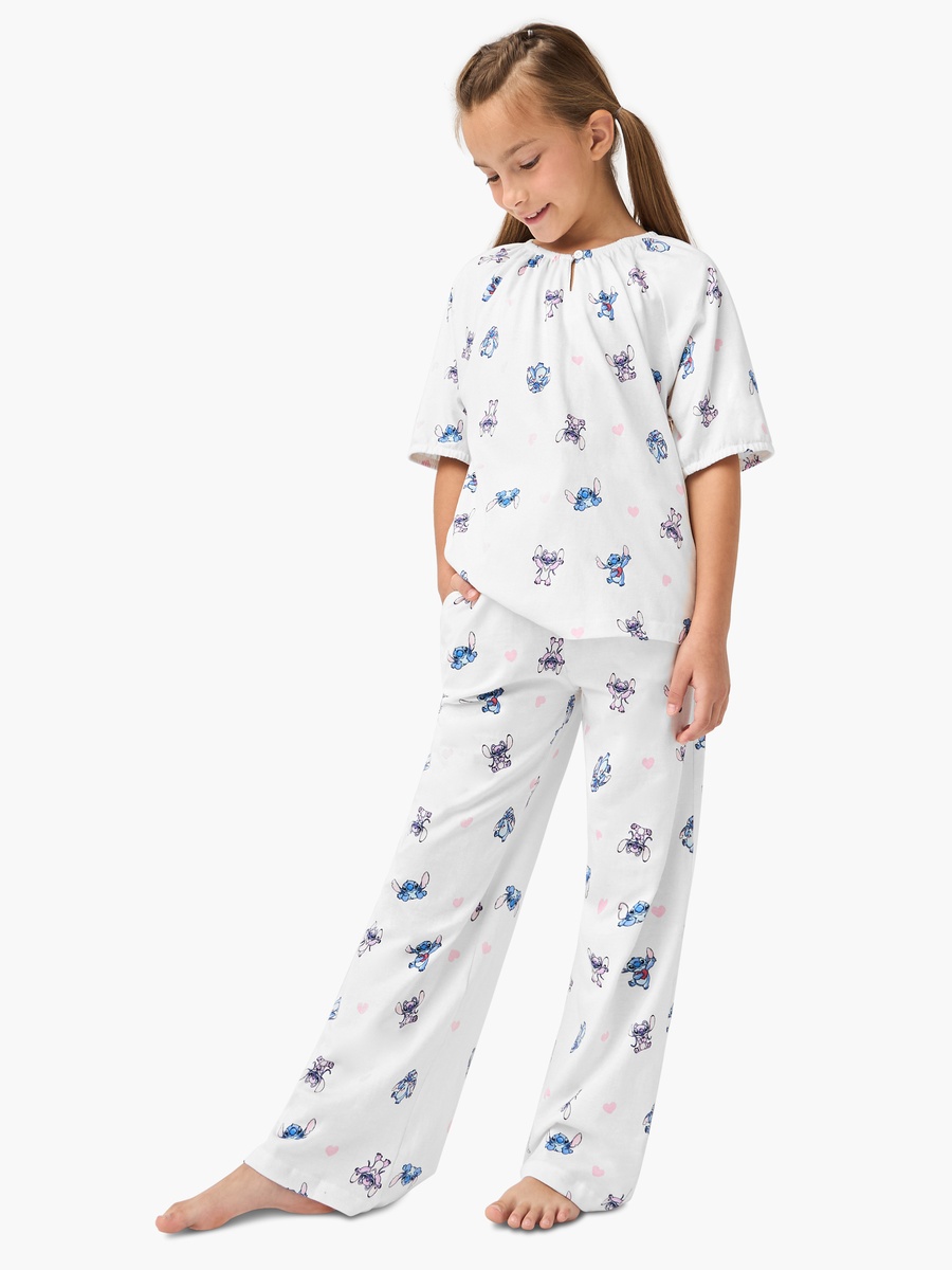 Stitch and Angel Print Top and Pyjama Set