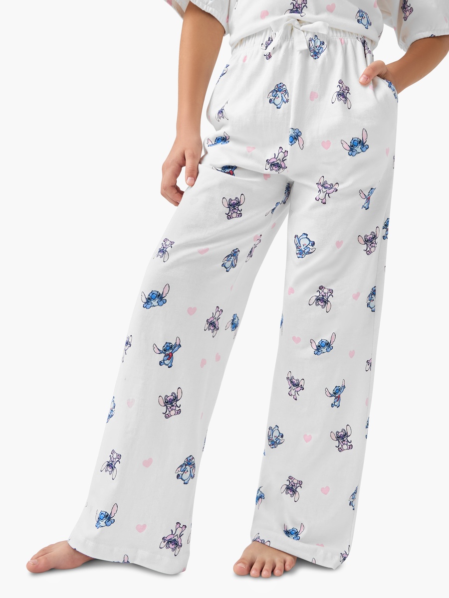 Stitch and Angel Print Top and Pyjama Set