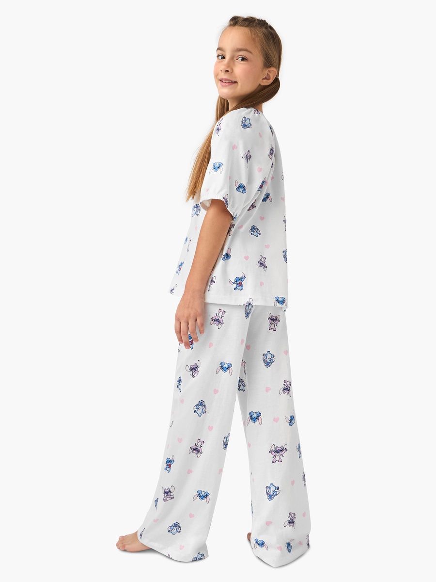 Stitch and Angel Print Top and Pyjama Set