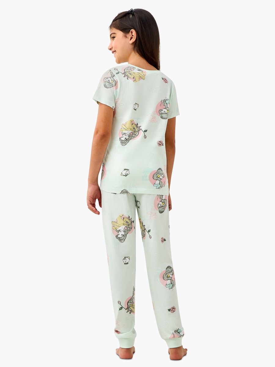 Princess Print T-Shirts and Pyjamas - Set of 2